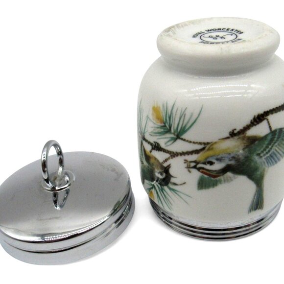 ROYAL WORCESTER Porcelain Egg Coddler England Vintage - Picture 4 of 10